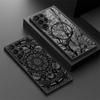 Magnetic For Magsafe Case For Samsung Galaxy S26 Ultra S25 Edge S24 S23 S22 Plus S21 FE Retro Mandala Flower Pattern Hybrid Matte Cover
