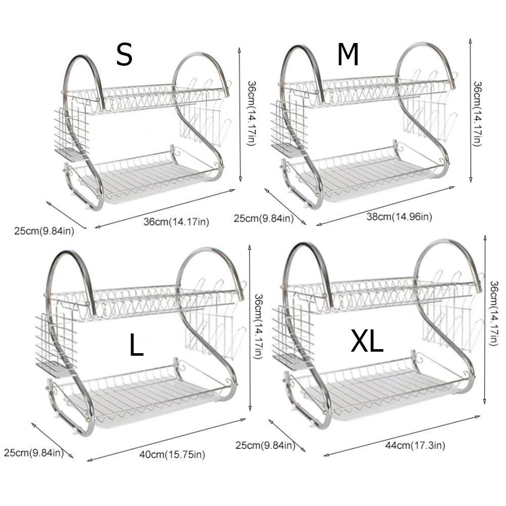 Space-saving Dish Drying Rack Stable Tableware Holder Shelf Practical Cup Drainer  Chopsticks