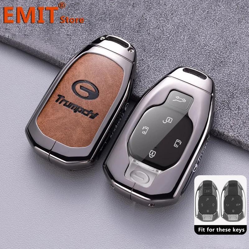

For Gac Trumpchi Gs8 Gs7 Gm8 Gs5 Ga6 Gm6 Gn8 Empow J15 J16 Car Key Case Remote Cover Shell Keychain Ring Holder Fob Accessories for Trumpchi