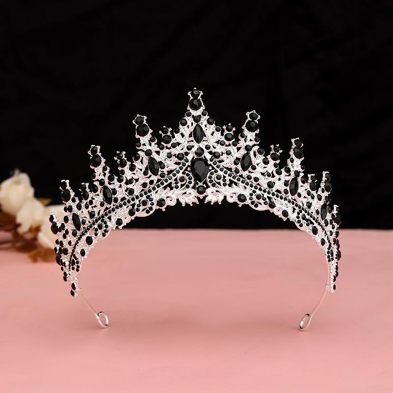 Bride's Crown Headband Wedding Korean Birthday Gift Adult Gift Crystal Crown Princess Dress Hair Accessory
