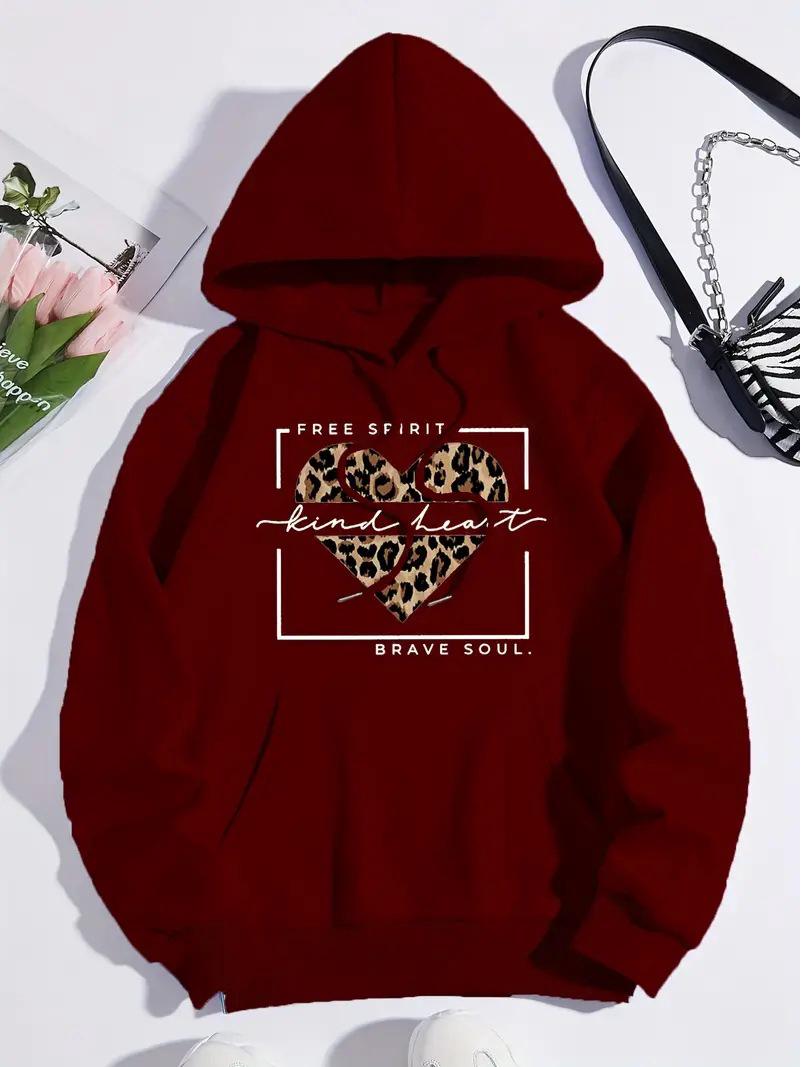 

Женский свитер с принтом, круглый вырез, европейский и американский стиль, 2024 Large красный