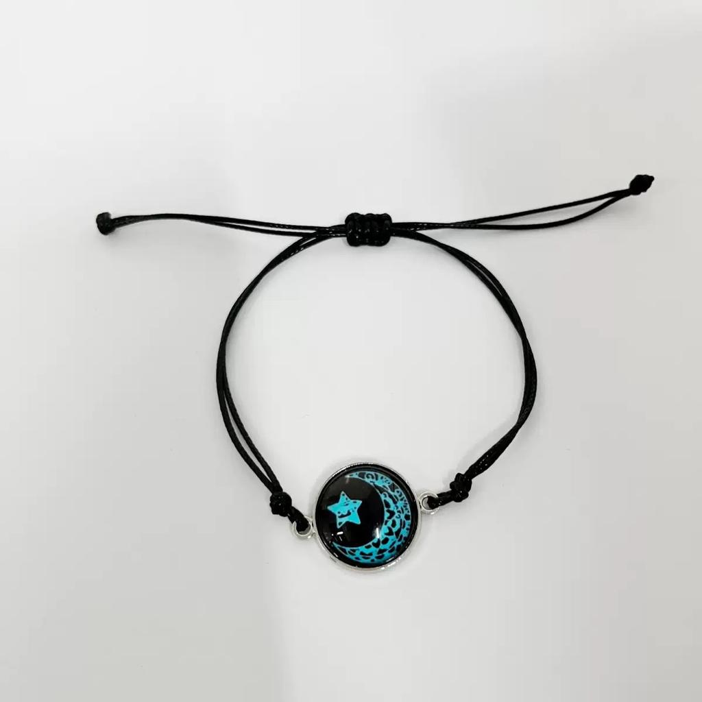 Alloy Bracelet - Moon Lover Time Gem Weave Valentine's Day Bracelet Couple's Bracelet