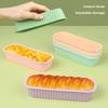 1 Pcs Silicone Rectangular Cake Mold Diy Ice Cube Tray Bread Pan Cake Toast Pancake Moulds Baking Molds Tools