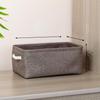 1 Pcs Cotton Linen Folding Storage Baskets Kids Toys Organizer Clothes and Sundries Storage Box Cabinet Storage Bag Laundry Basket WBL