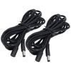 2 Pcs 5.5x2.1mm DC Power Extension Cable 9.8FT Extension Wire DC Connection Wire  LED Strip Lights