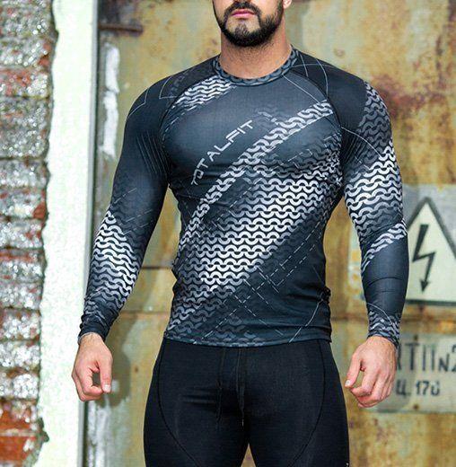 Rashguard s dlhým rukávom RM313 TotalFit (06399016)