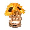 Sunflower Flower Touch Lamp 3-Colour Cordless Touch Table Lamp Birthday Gifts for Women Mom Grandma Sister