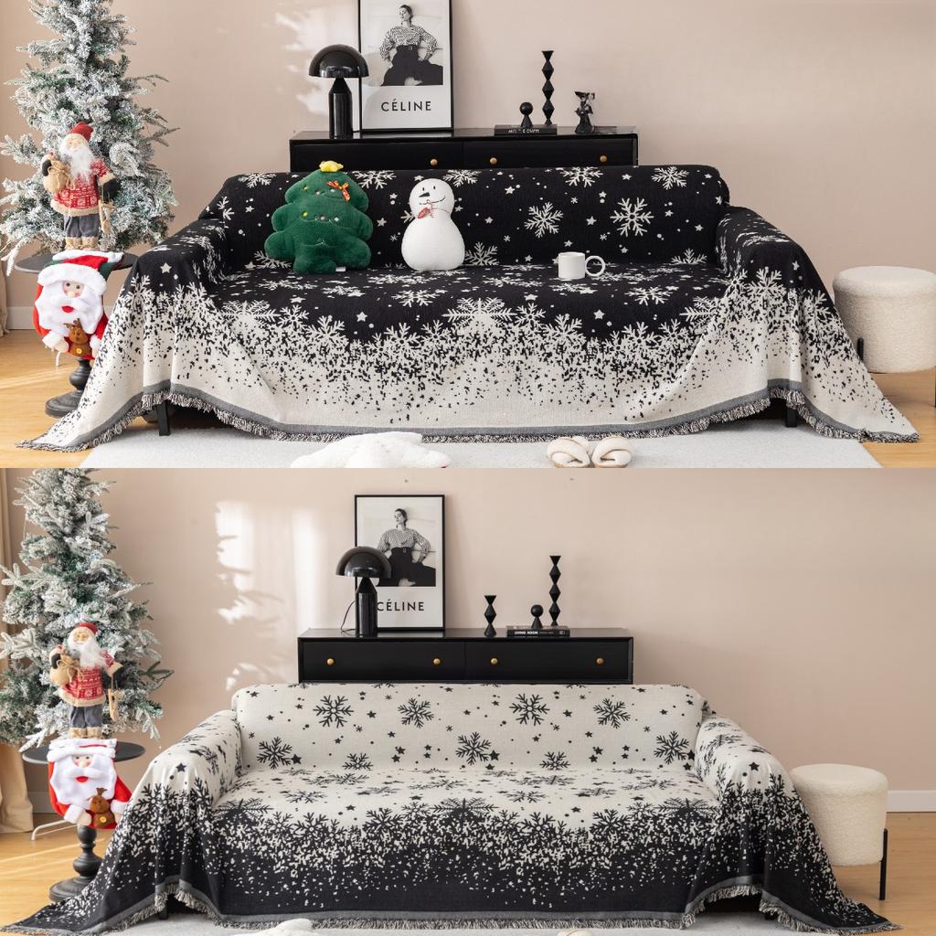 Christmas New Sofa Cover Towel Four Seasons Universal Full Covered Non-Slip Sofa Cover Fashion Festive Full Wrapping Blanket