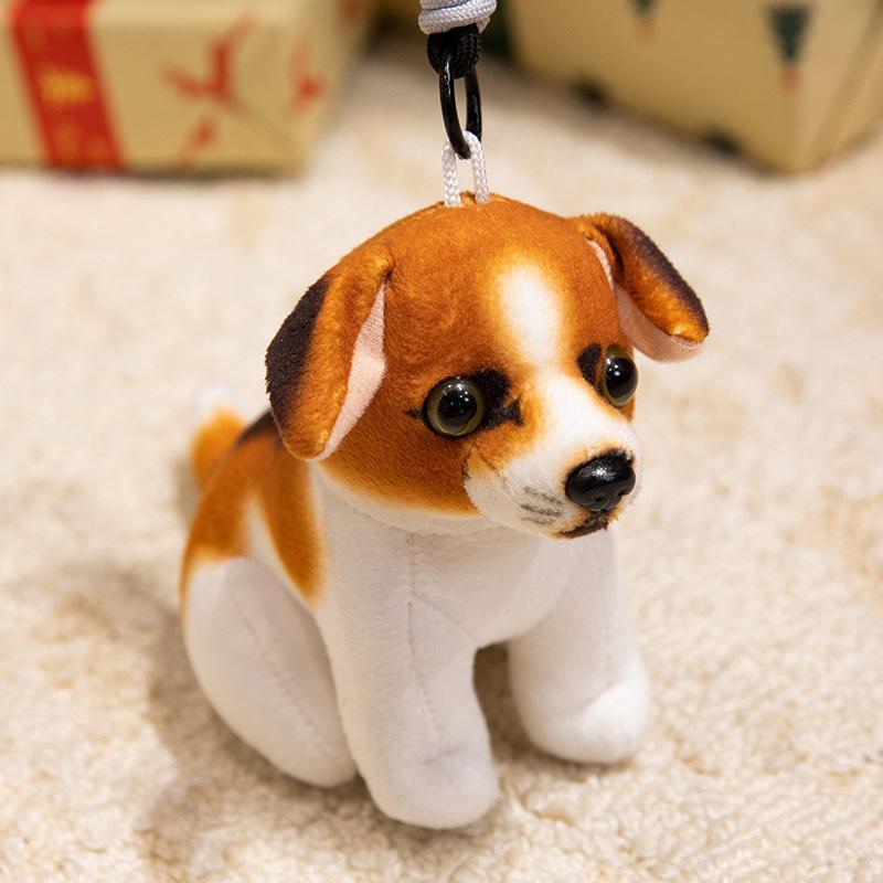Cross-border Animal Plush Toy Pendant: Tiger, Panda, Giraffe, Leopard, Lion Doll Ornament