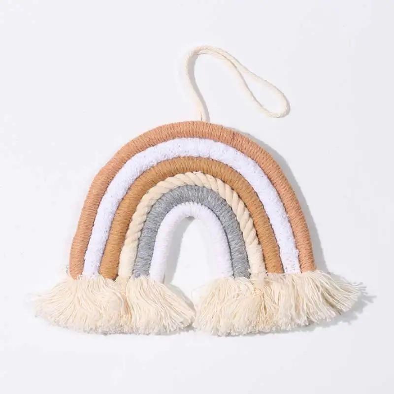 Simple Rainbow Wall Hanging Decoration Home Hanging Decoration Background Wall Decoration Tapestry Christmas Decoration Hangings