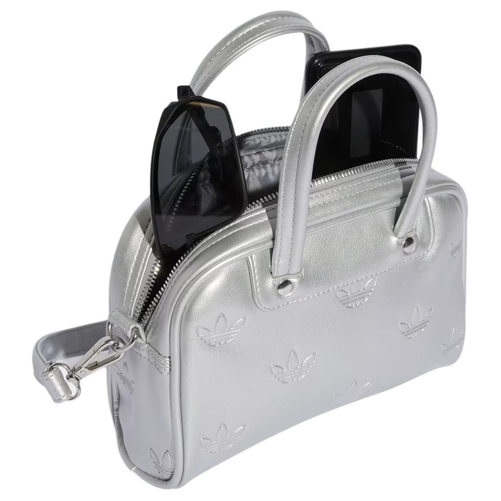Adidas Originals Adicolor 2.2L Removable Shoulder Strap Bowling Bag Women Bags Silver JW0050