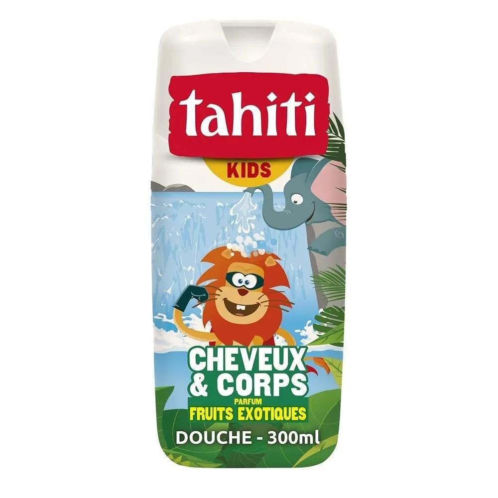 300 мл 4 упаковки TAHITI Экзотические фрукты Детский гель для душа