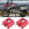 1 Pair of 22mm 28mm Bar Clamps Handlebar Risers for Motorcycle Refit Accessories Red