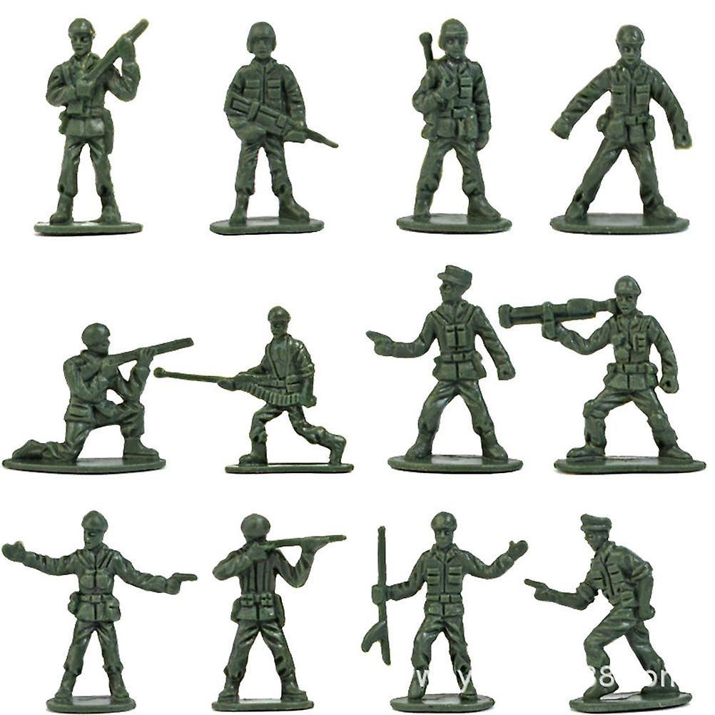 Akční figurka vojáků Model armádní scény Plastová mini figurka vojáků Hračka pro děti