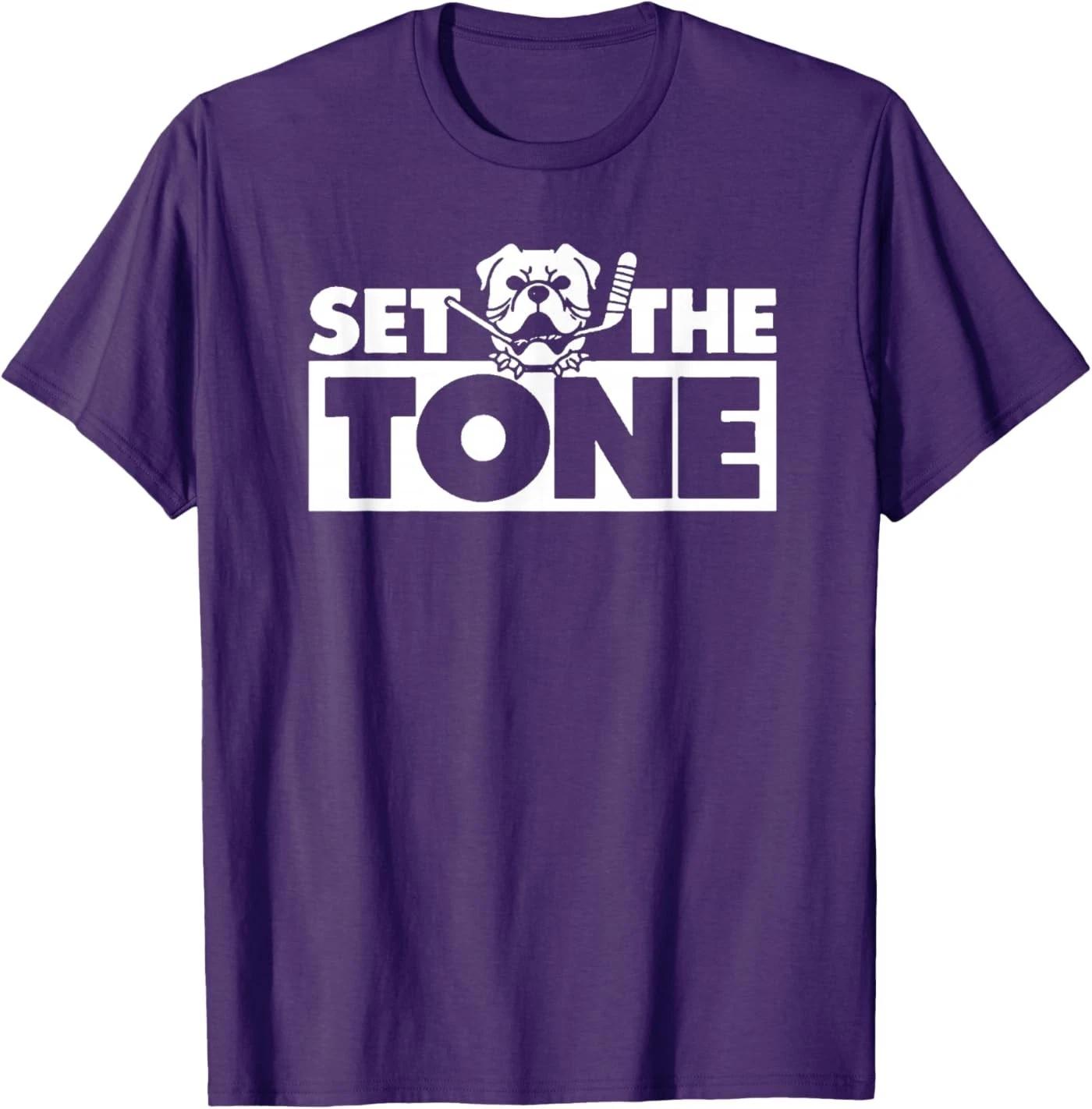 Set The Tone Bulldog Hockey Grit Graphic T-Shirt 2XL