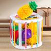 2 in 1 Montessori Baby Toys Cut Fruit Sensory Development Learning Educational Toy Colorful Block Sorting Game for Babies Infant
