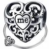Charms Heart Me 925 Pendant Bead S925 Love Openwork Beads