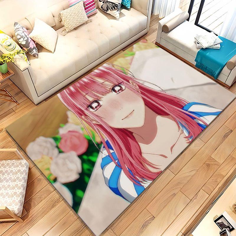 Anime Blue Box Ao No Hako Love Hina Cartoon Living Room Non-Slip Area Rug Soft Carpet for Bedroom Kids Sofa,Home Decor Doormat