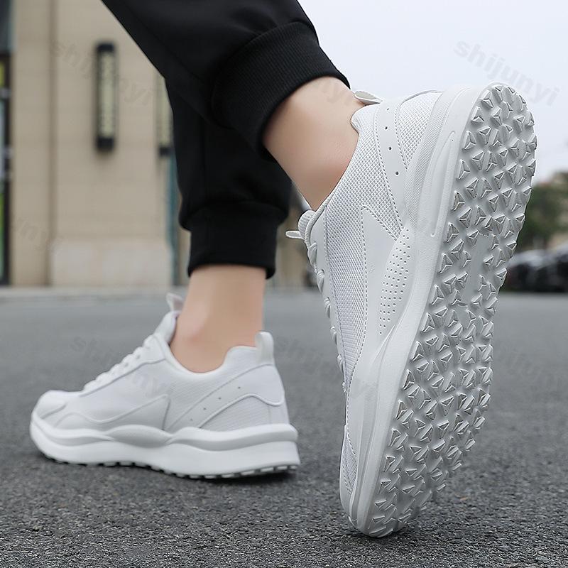 Mode 2025 Mode Frühling Trendige Herren Mesh Atmungsaktive Freizeit Sportschuhe Bequeme Dicke Sohle Schuhe Low Top Rutschfest Klobige Sneaker