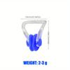 5 Multi-color Silicone Nose Clips, High-quality and Soft, Reusable, Comfortable Fit, Suitable for Swimming and Diving