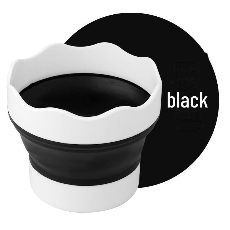 Retractable Silicone Folding Watercolor Pencil Washing Bucket for Portable Art Painting Brush Cleaning