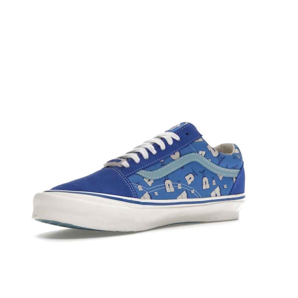 Undefeated x Vans OG Old Skool LX U-Man - Blue Lolite Unisex Sneakers Marshmallow VN0A4P3X7AG