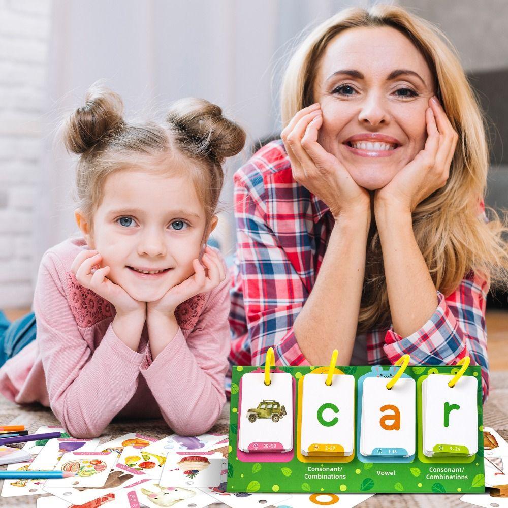 129 ABC Learning Cards Visual Vocabulary Flashcards Words Flashcards Parent-child Interaction