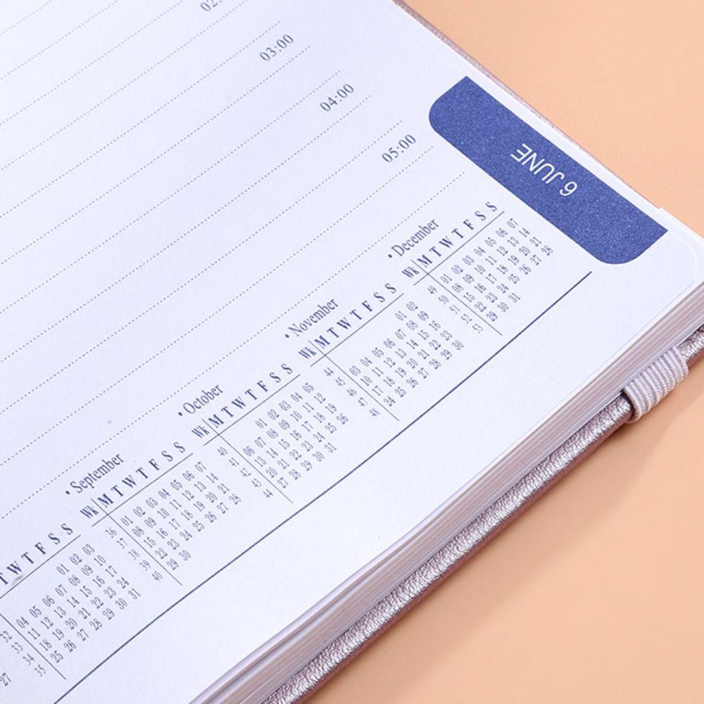 5 Colors 2025 Planner Notebooks A5 Sketchbook Schedule Journals  Office School Supplies