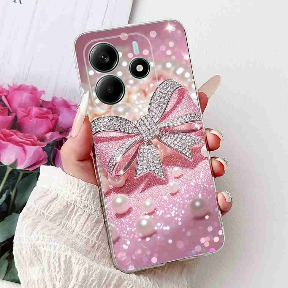 For Xiaomi Redmi Note 14 5G Case New Design Flowers Soft Silicone TPU Cover For Redmi Note 14Pro note14 Pro 5G 6.67" Bumper Bags