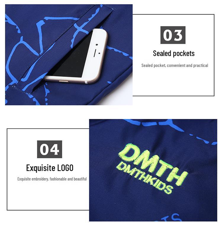 Boys' Korean-Style Fleece Windbreaker - 2025 Spring/Autumn Trend