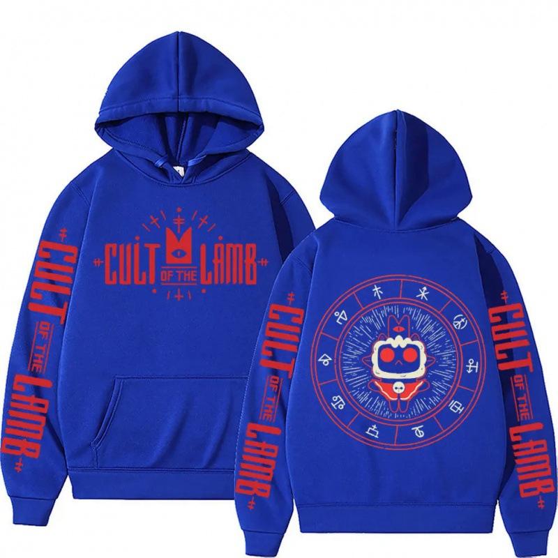 Anime Cartoon Game Cult Of The Lamb Hoodie Men Women Loose Casual Oversized Y2k Pullovers Fleece Warm Comfortable Top Female Male Clothing