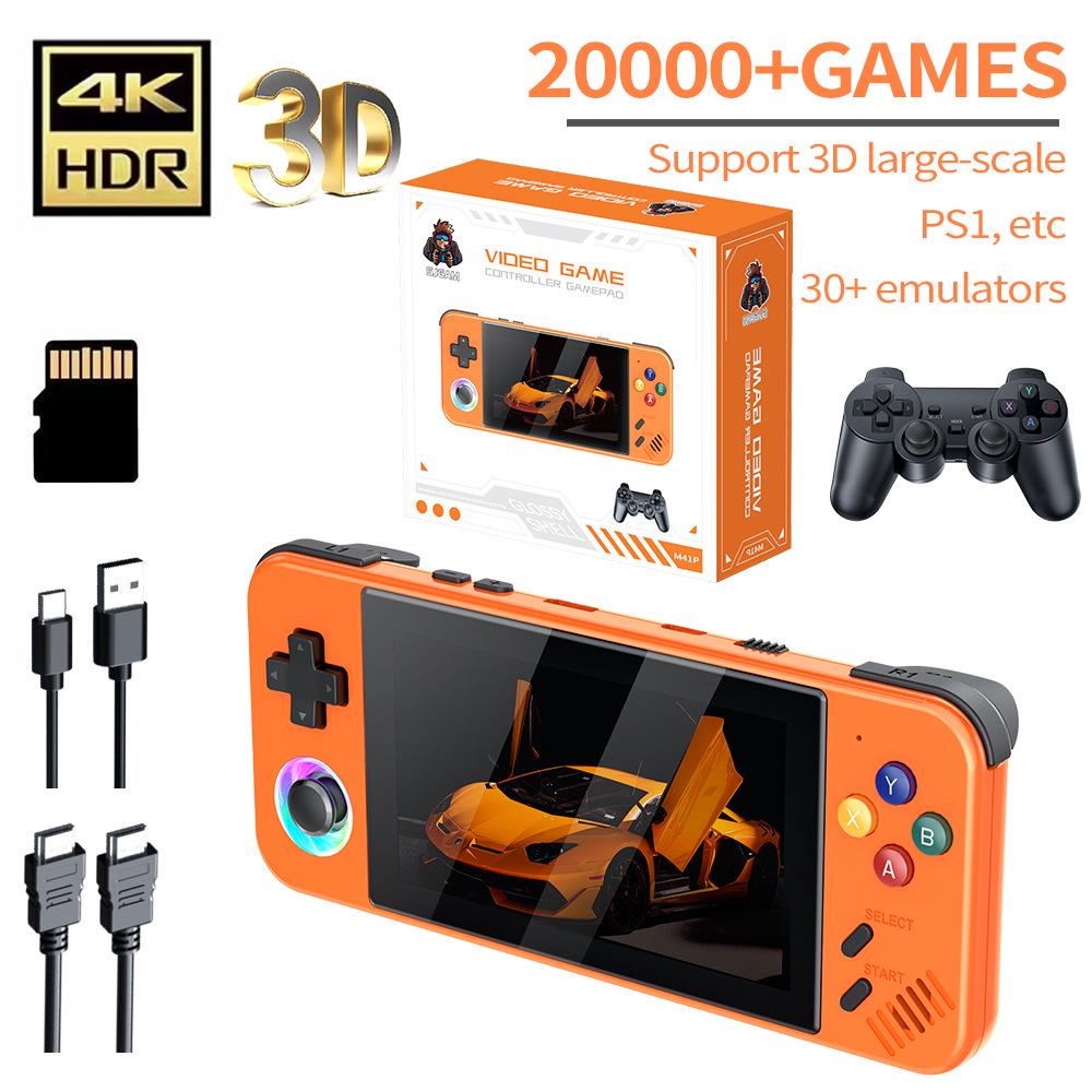 Retro M41 Handheld Game Console: 4.2" HD IPS Screen, Open Source, Nostalgic Portable Controller
