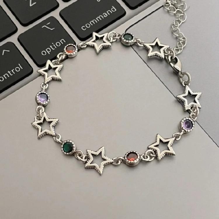 Stern Armband Zirkonia Schmuck Kette Armband Für Damen Mädchen Y2K Schmuck Geschenk