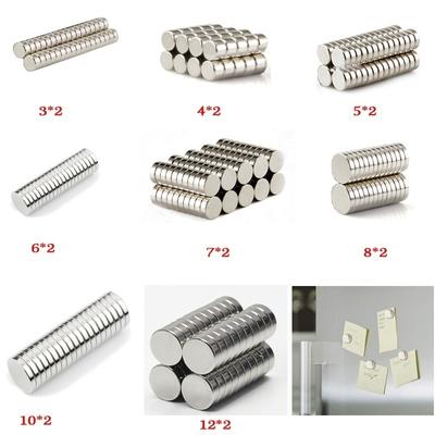N50 Lodestone Starker Magnet Magnetischer Stahl Nd-Fe-B Kleiner runder Magnet Starker magnetischer Magnetit Seltenerd-Permanentmagnet