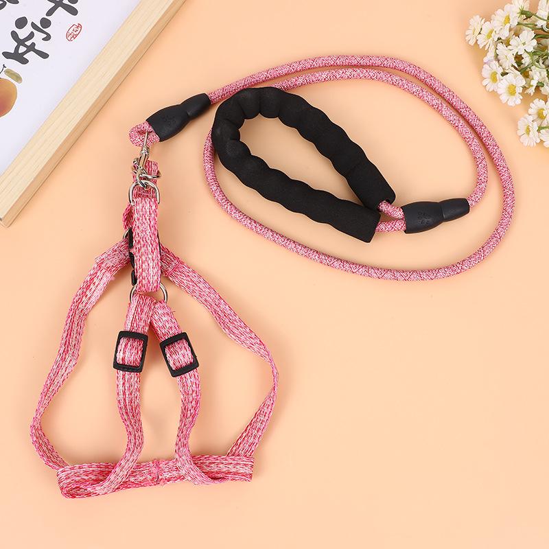 Explosion-proof Dog Leash Telescopic Strap Walking Dog Leash Large Medium and Small Dog Leash Collar Pet Supplies