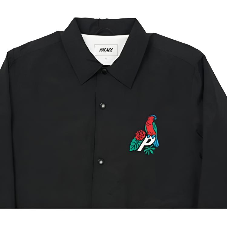 Palace Parrot Palace-3 Coach Jacket Black Unisex Outerwear P19JK003