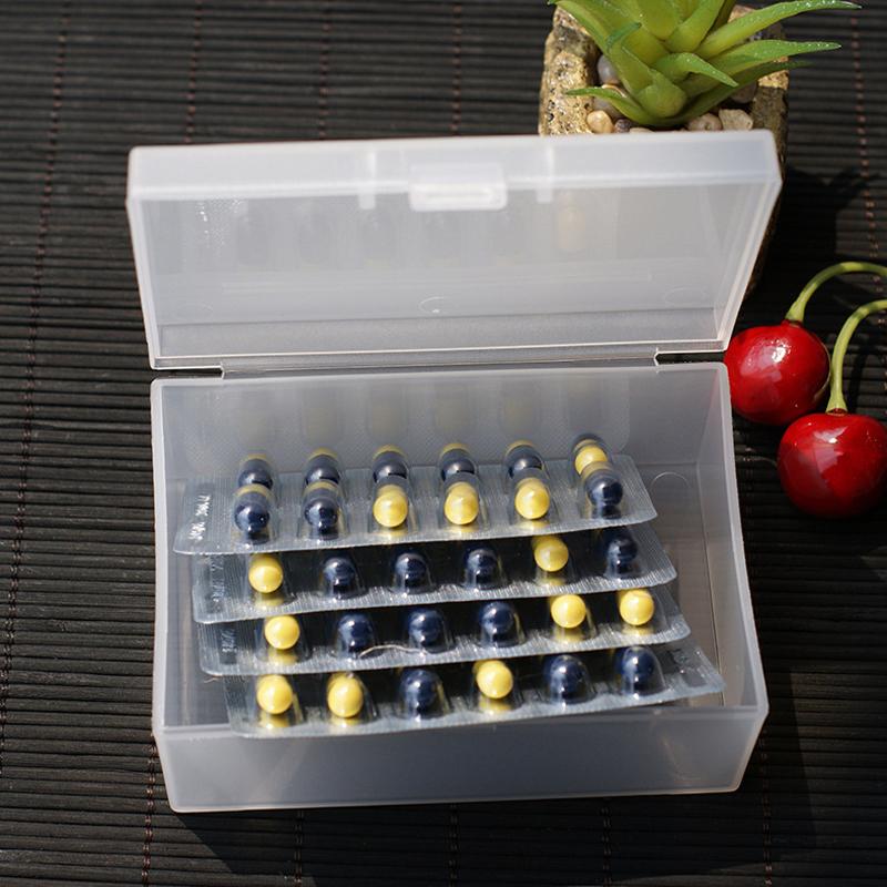 Прозрачная пластиковая коробка квадратная полупрозрачная упаковочная коробка портативная пластиковая коробка для хранения пылезащитная коробка для хранения ювелирных изделий