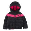 Baby Girls Contrast Striped Puffer Jacket