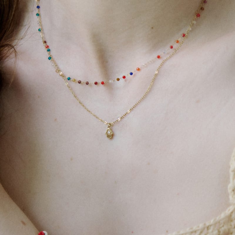 

MERRYMOTIVE Colorful and warm power surgical necklace Free