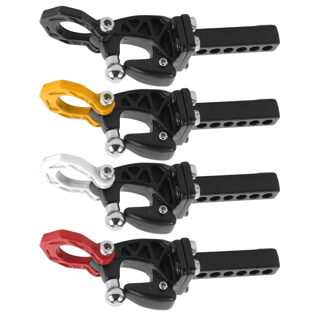 RC Trailer Hitch Tow Hook Aluminum Metal Trailer Hitch Receiver for SCX10 RC Crawler Accessories