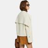 ELLE Solid Color Elegant Petite High-End Lapel Jacket Women jackets Off-White EF36374