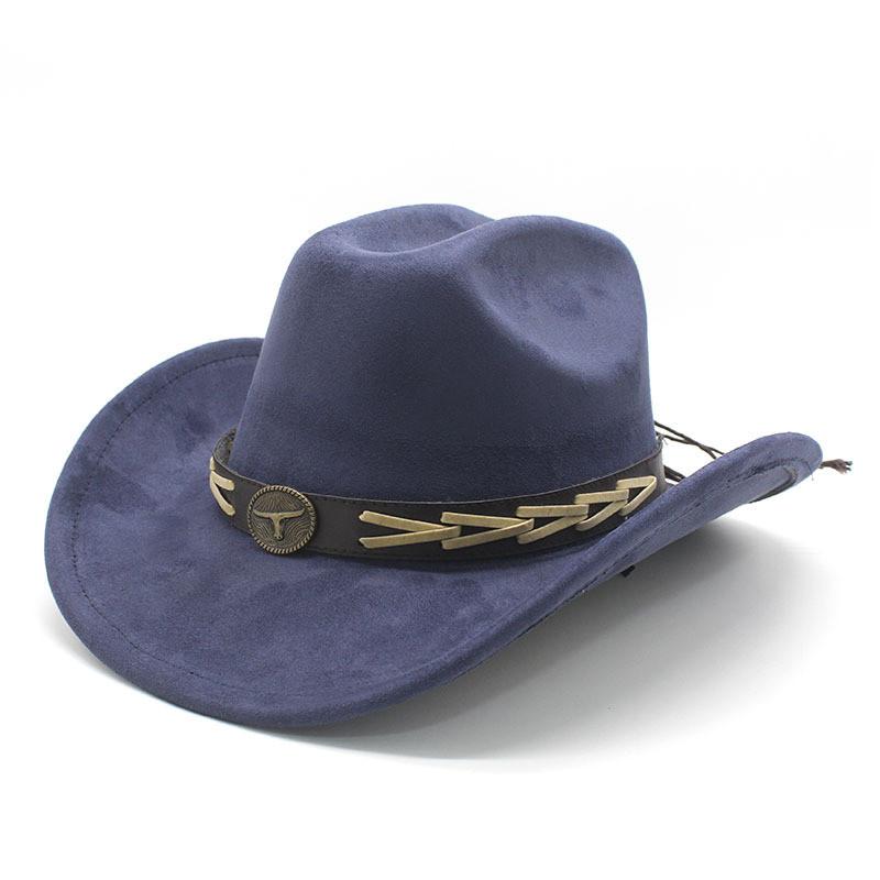 Knot Embroidered Wide Brim Hat With Polyester Wool For Spring Summer Cultural Fashion