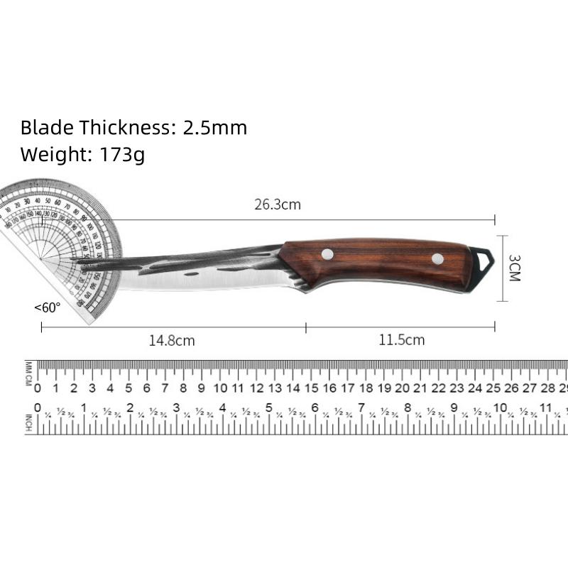 Kovaný vykosťovací nůž Kuchyňský sekáček na maso Kuchyňské nože Nerezová řezačka kuchařského nože