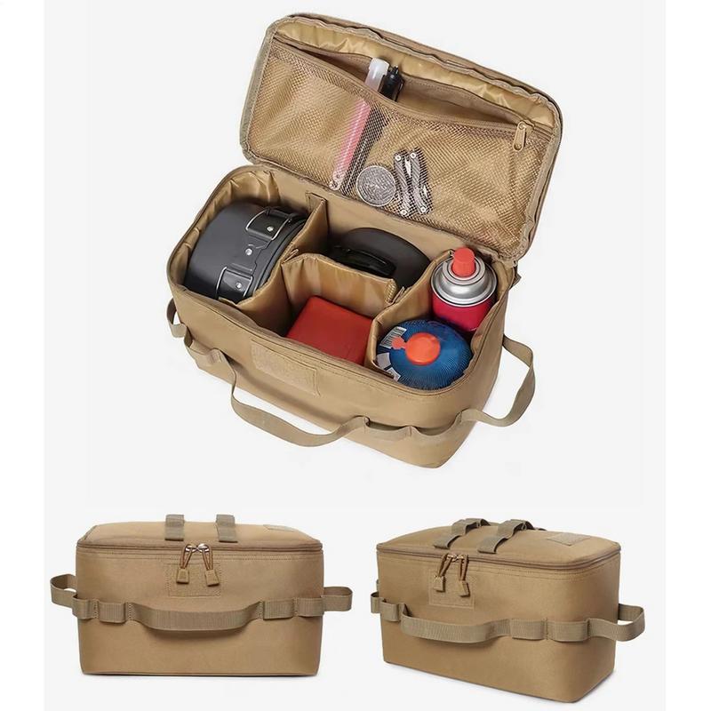Camping-Aufbewahrungstasche Topf-Tragetasche Wasserabweisend Faltbar Outdoor Camping Aufbewahrung Kocher Kanister Topf Kochgeschirr Besteck Organizer