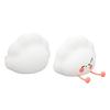 Night Light 3 Level Brightness USB Rechargeable White Warm Cute Soft Night Lamp for Bedroom Desktop Decoration