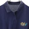 miss chloe made in Japan Short sleeve Polo shirt 40 Navy Fawn Women Used