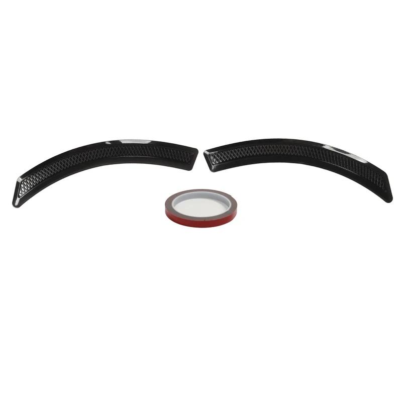 2 Stück Auto Rad Augenbrauenleiste 41,5 cm Universal Anti-Kollision Radlaufleiste Verkleidung Schutz Aufkleber Schwarz