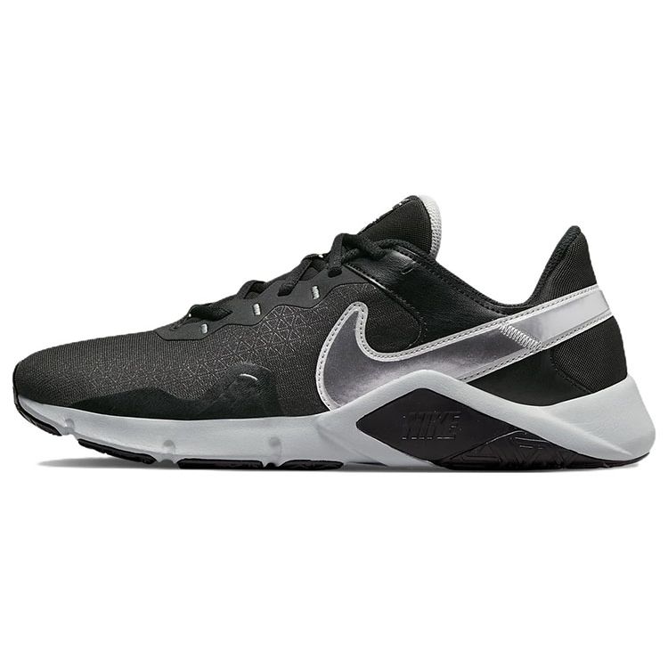 Nike Legend Essential 2 Black Metallic Silver Men Sneakers Blue Photon-Dust Metallic-Cool-Grey CQ9356-008 44
