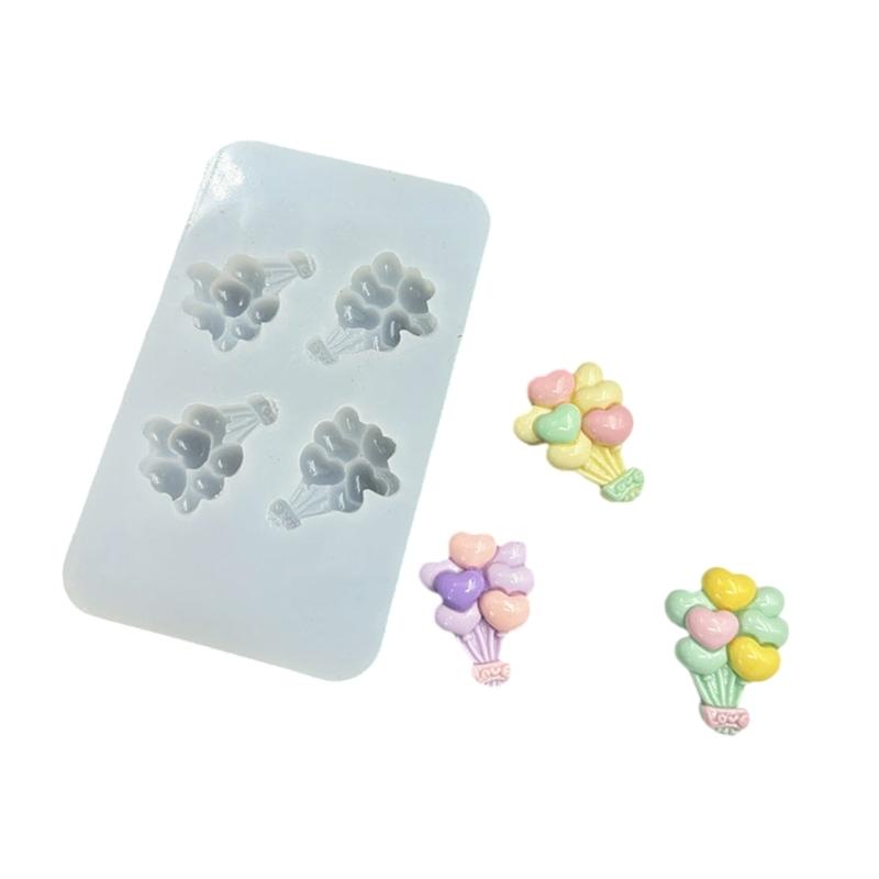 Handmade Earring Silicone Mold With Star Heart Fruit Designs For Custom Jewelry Accessories Creation