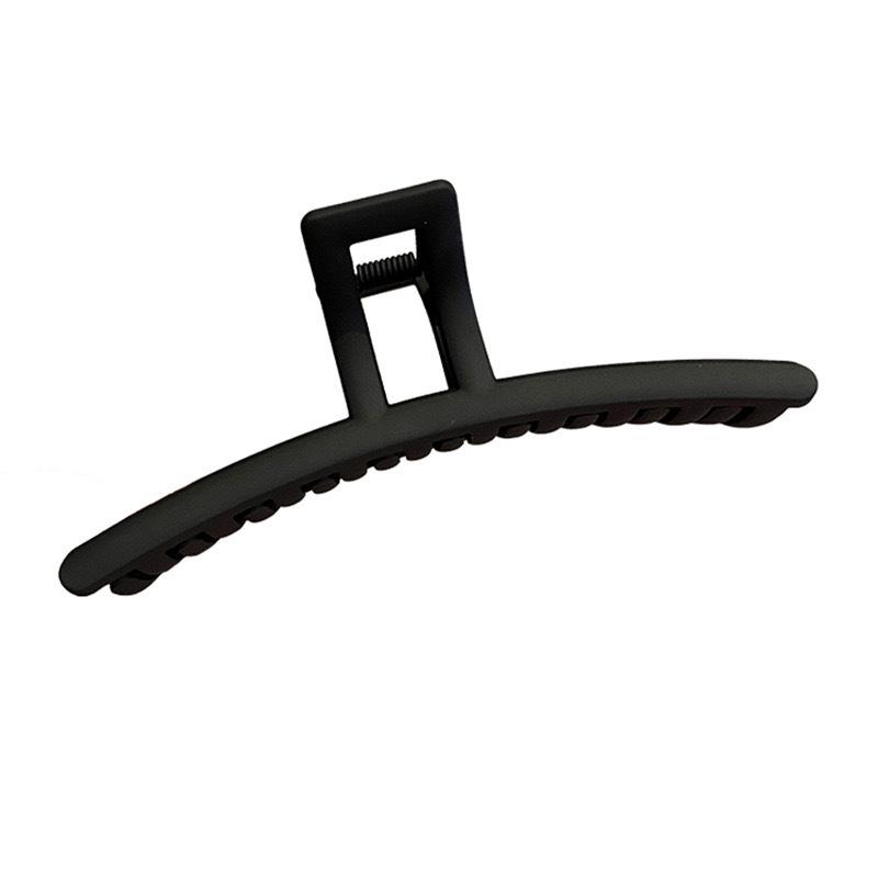 Elegant Frosted Barrette for Thick Hair - Large Shark Clip Hairpin Accessory